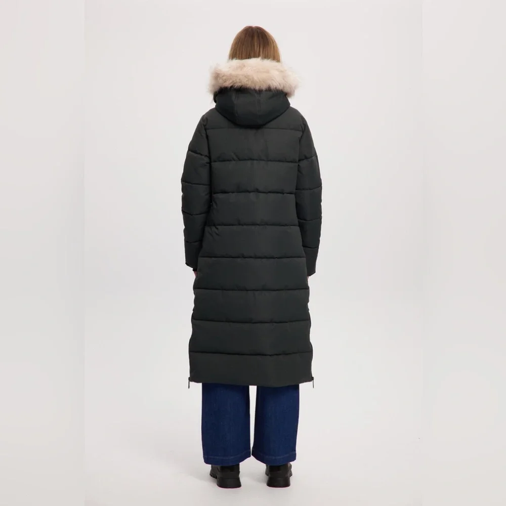 NOIZE Capri Long Length Parka Forest, Size Large, $298